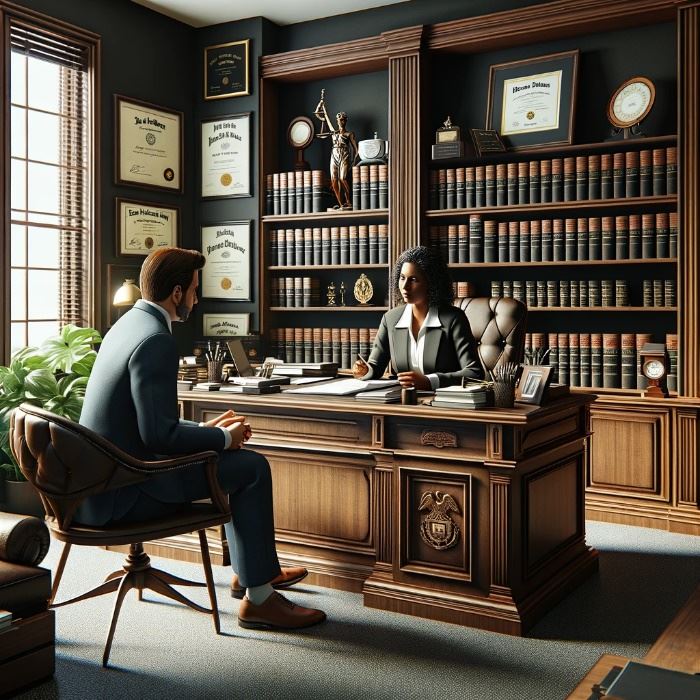 Meeting with a judge